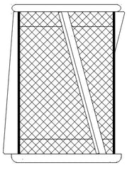 40 Mesh Basket with 3 Fins, Sotax (Rounded Rim Style) compatible