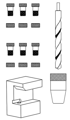 Stationary Basket Mounting Kit, Sotax AT7 compatible