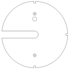 Clear Cover with Paddle Slot, Hanson Vision compatible
