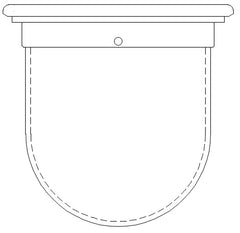 500mL Clear Glass Vessel, Hanson CD14 compatible
