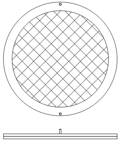 APP 5 CP Paddle Over Disk Assembly, 80mm, 9 Mesh (2)