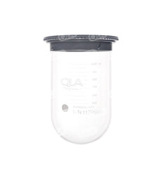1000mL Clear UltraCenter Precision Glass Easi-Lock Vessel, Hanson Vision compatible (No Graduation Lines)