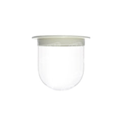 500mL Clear Glass Vessel with Plastic Rim