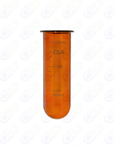 150mL Amber Glass Vessel, Hanson Vision compatible