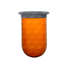 1000mL Amber Glass Easi-Lock Vessel, Hanson CD14 compatible (No Graduation Lines)