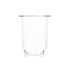 1000mL Clear Plastic Footed Vessel, Agilent/VanKel compatible
