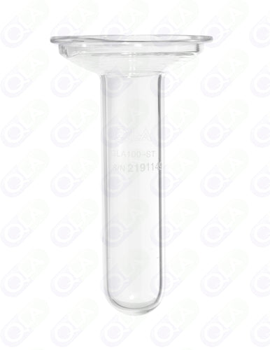 100mL Clear Glass Vessel, Sotax AT7 Smart compatible