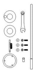 Intrinsic Dissolution Apparatus Paddle Over Stationary Disk Complete Set, Distek compatible