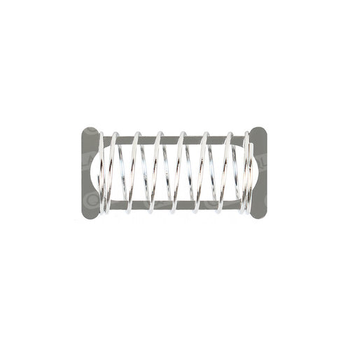 Stainless Steel Spring Style Sinker, 18 × 6mm capacity