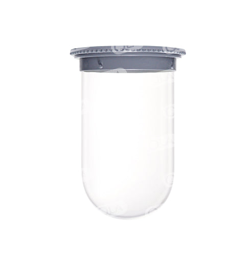 1000mL Clear Glass Easi-Lock Vessel, Hanson Vision compatible (No Graduation Lines)
