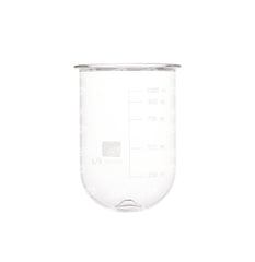 1000mL Clear Glass Apex Vessel, Copley compatible
