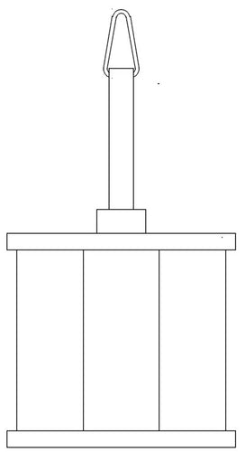 6 Tube Disintegration Assembly with Glass Tubes & Old Style Wire Hanger, Agilent/VanKel compatible