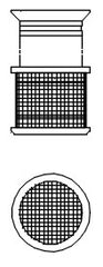 200 Mesh with 20 Mesh Stability Lining Sinker Basket with Lid