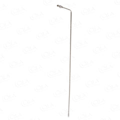 15" (380mm) Bent 316 SS Cannula with SS Luer Lock & Tygon Tubing for QLA "01" style filters