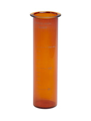 150mL Amber Glass Flat Bottom Vessel for Immersion Cell, Hanson compatible