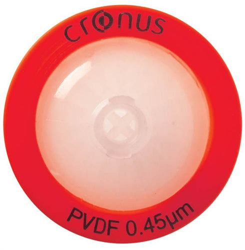 .45µm Cronus® 25mm Syringe Filters, PVDF (Pack/100)
