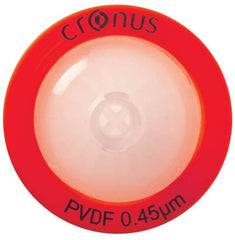 .45µm Cronus® 25mm Syringe Filters, PVDF (Bag/1000)