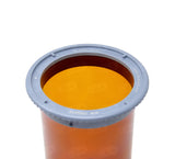 1000mL Amber Glass Easi-Lock Vessel, Hanson Vision compatible (No Graduation Lines)