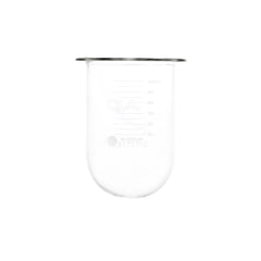 1000mL Clear Glass Vessel without Centering Ring, Distek compatible
