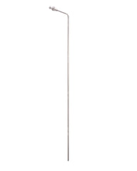 15" (380mm) Bent 316 SS 1/8" (3.2mm) OD Cannula with SS Luer Lock, Erweka compatible