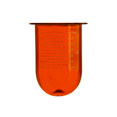 1000mL Amber Glass Apex Vessel, Agilent/VanKel compatible