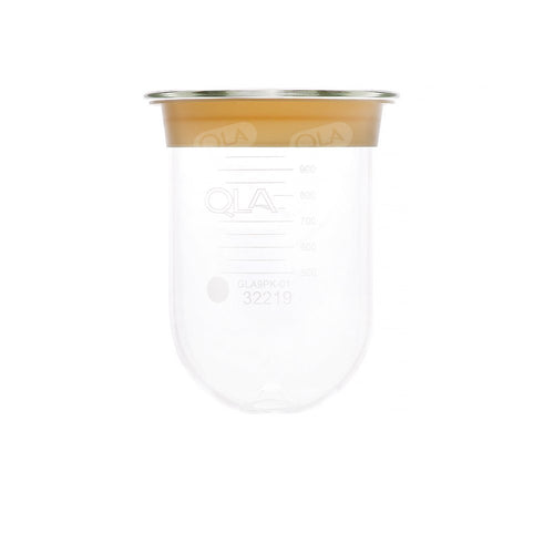 1000mL Clear Glass Apex Vessel with Centering Ring, Distek compatible