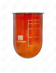 1000mL Amber Glass Vessel, Copley compatible