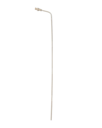 15" (380mm) Bent PEEK 1/8" (3.2mm) OD Cannula with PEEK Luer Lock & PTFE sleeve for QLA "01" style filters