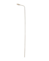 15" (380mm) Bent PEEK 1/8" (3.2mm) OD Cannula with PEEK Luer Lock & PTFE sleeve for QLA "01" style filters