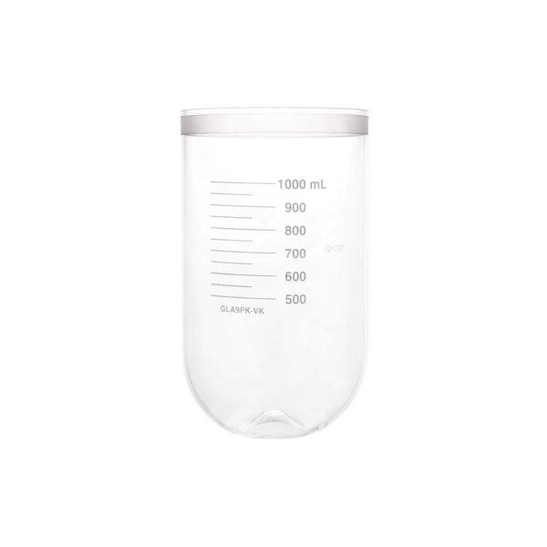1000mL Clear Glass Apex Vessel, No Collar, Agilent/ VanKel compatible
