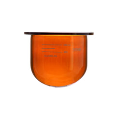 500mL Amber Glass Vessel, Agilent/VanKel & Distek compatible