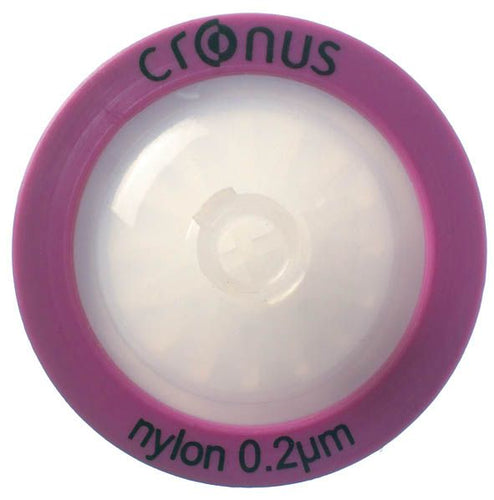 .2µm Cronus® 25mm Syringe Filters, Nylon (Pack/100)