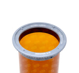 1000mL Amber Glass Easi-Lock Vessel, Hanson CD14 compatible (No Graduation Lines)