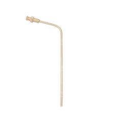 4.75" (120mm) Bent PEEK 1/8" (3.2mm) OD Cannula with PEEK Luer Lock & PTFE sleeve for QLA "01" style filters