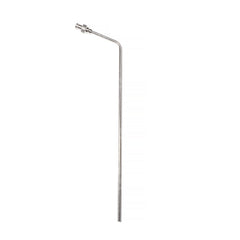 7.75" (195mm) Bent 316 SS 1/8" (3.2mm) OD Cannula with SS Luer Lock & PTFE sleeve for QLA "01" style filters