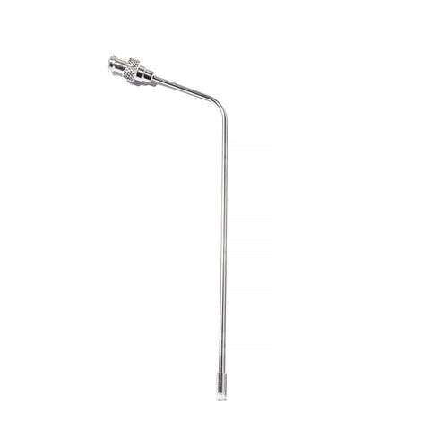 4.75'' (120mm) Bent 316 SS Cannula with SS Luer Lock & Tygon Tubing for QLA "01" style filters