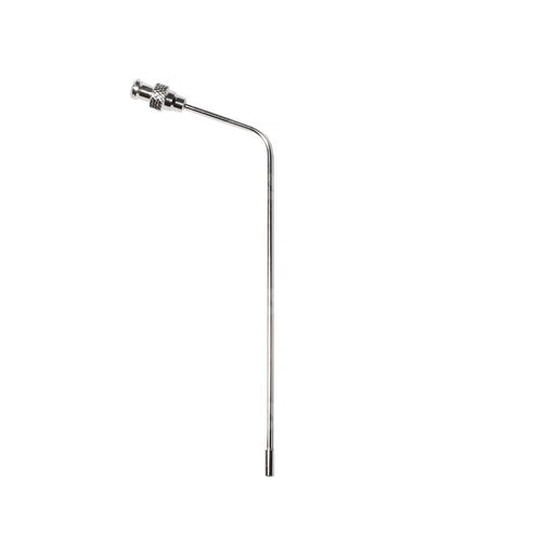4.75'' (120mm) Bent 316 SS Cannula with SS Luer Lock & Perm SS Tip for Hanson/QLA "HR" style filters