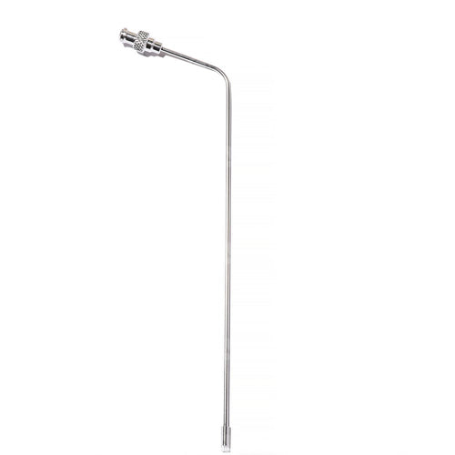 7.75" (195mm) Bent 316 SS Cannula with SS Luer Lock & Tygon Tubing for QLA "01" style filters