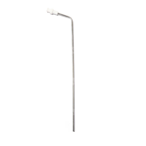 7.75" (195mm) Bent 316 SS 1/8" (3.2mm) OD Cannula with Kynar Luer Lock (low cost alternative)