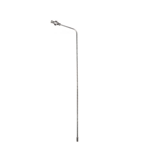 7.75" (195mm) Bent 316 SS Cannula with SS Luer Lock & Perm SS Tip for QLA "01" style filters