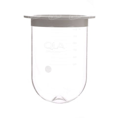 1000mL Clear UltraCenter Precision Glass Apex Vessel with Plastic Rim