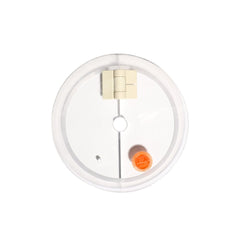 Clear Hinged Cover with .125" (3.175mm) Sampling Hole, Distek compatible