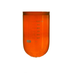 1000mL Amber Glass Vessel, No Collar, Agilent/ VanKel compatible